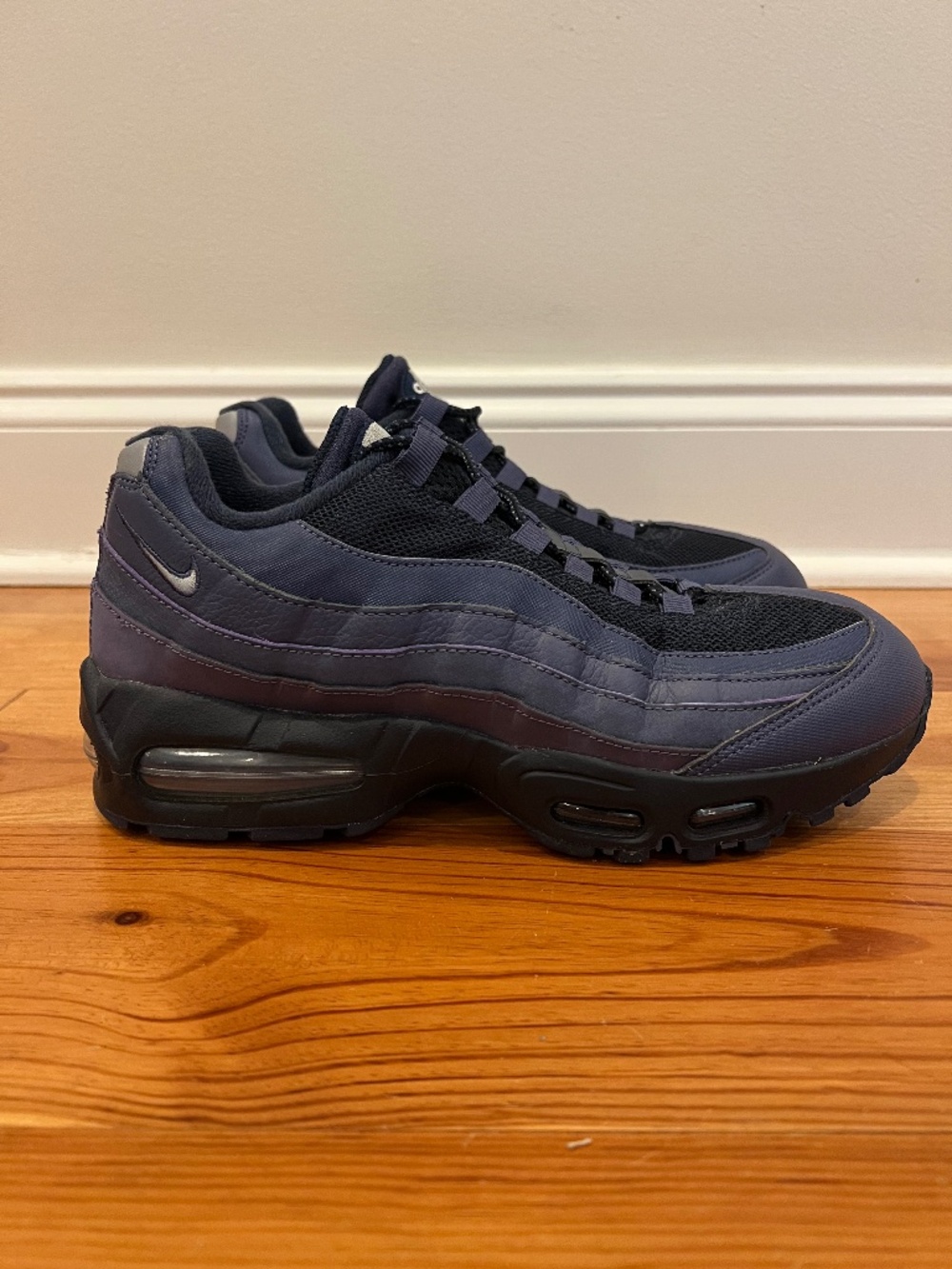 Nike Air Max 95 Shoes Mens 8 Sanded Purple Big Bubble Sneakers IB1667-500